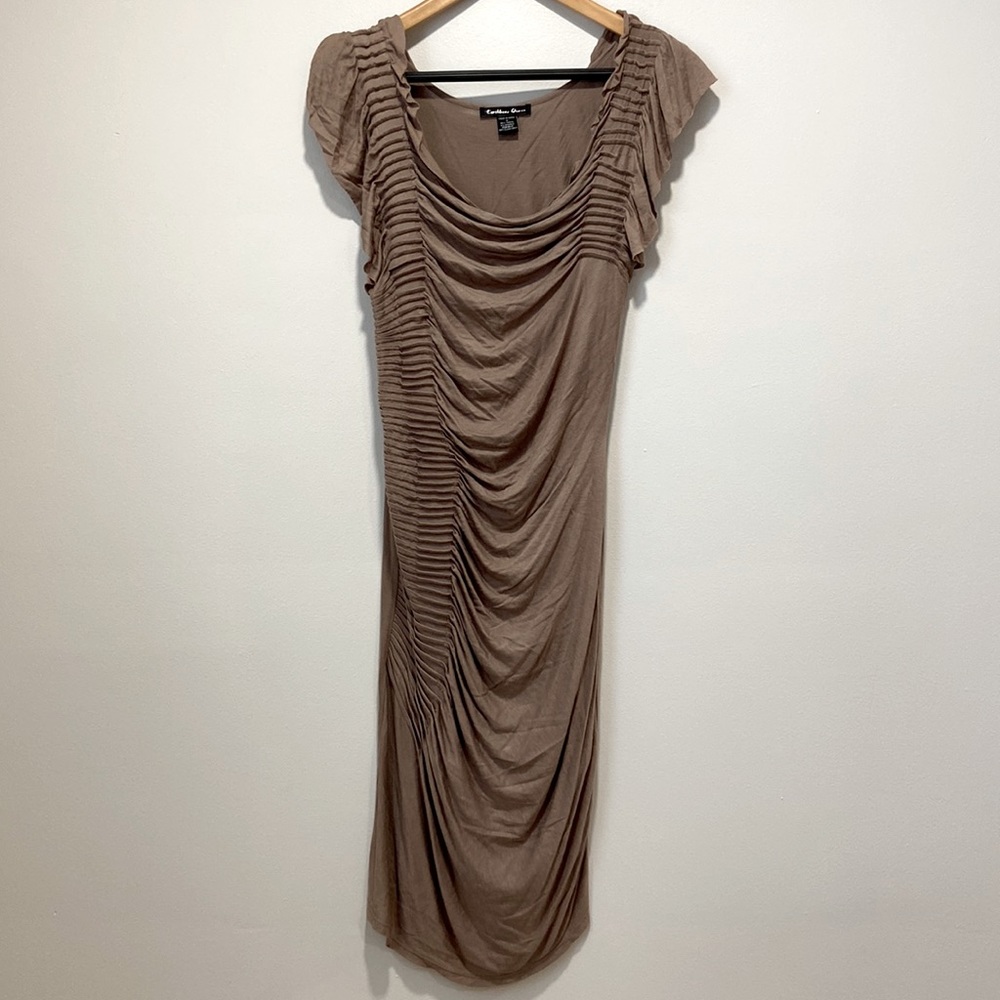 Caribbean Queen Bodycon Midi Dress Women Size S / XS